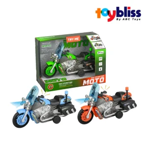 Toybliss - CG Multifunction B/O Moto Bike with Lights & Sound (9867-2C), Age 3+