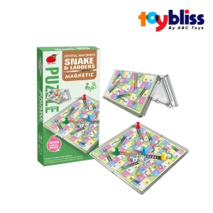 Toybliss - Bear Card Magnetic Snake & Ladders mini (1002), Age 3+