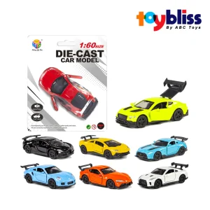 Toybliss Ming Qi Da 1:60 Die-Cast Pull-Back Car (302-1), Ages 3+
